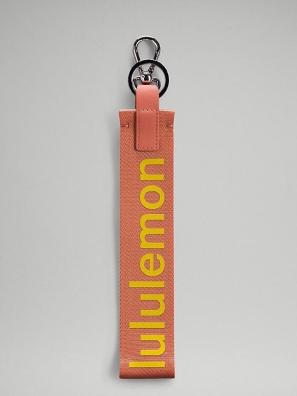 NWT Lululemon Never Lost Keychain Pink and Yellow